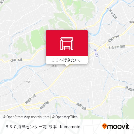 Ｂ＆Ｇ海洋センター前地図