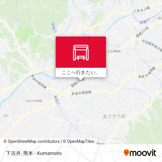 下吉井地図