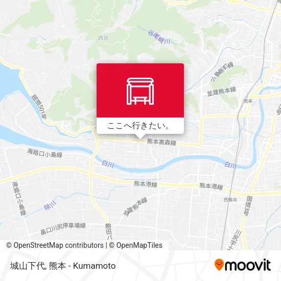城山下代地図