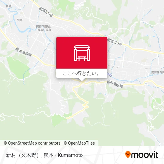 新村（久木野）地図