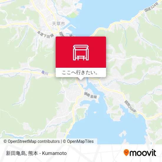 新田亀島地図