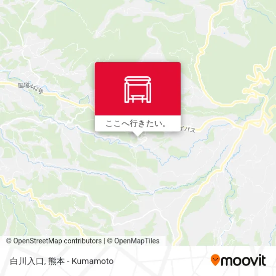 白川入口地図