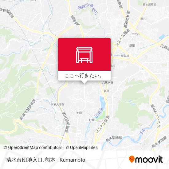 清水台団地入口地図