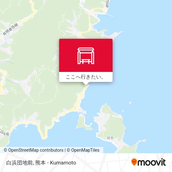 白浜団地前地図