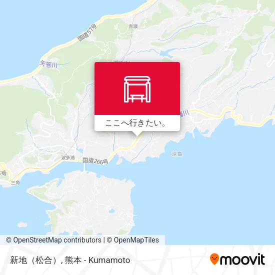 新地（松合）地図