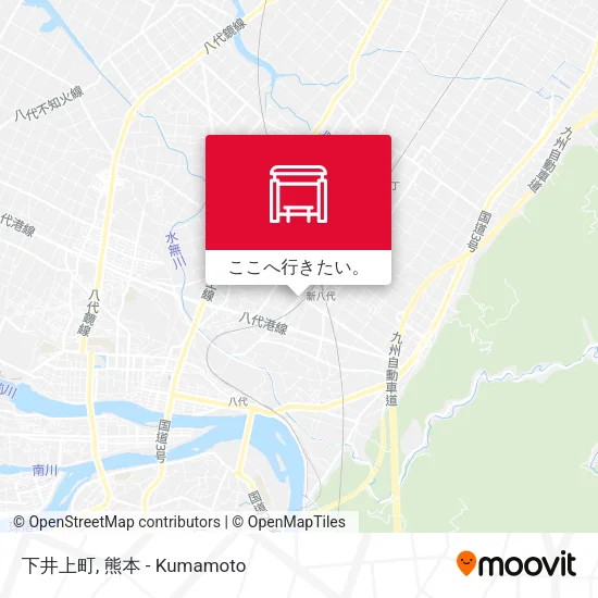 下井上町地図