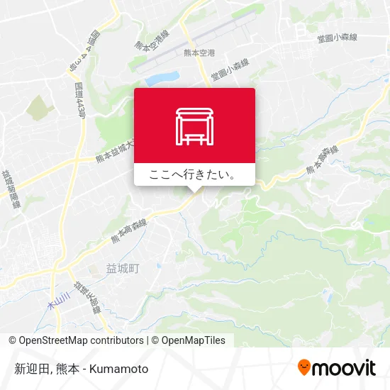 新迎田地図