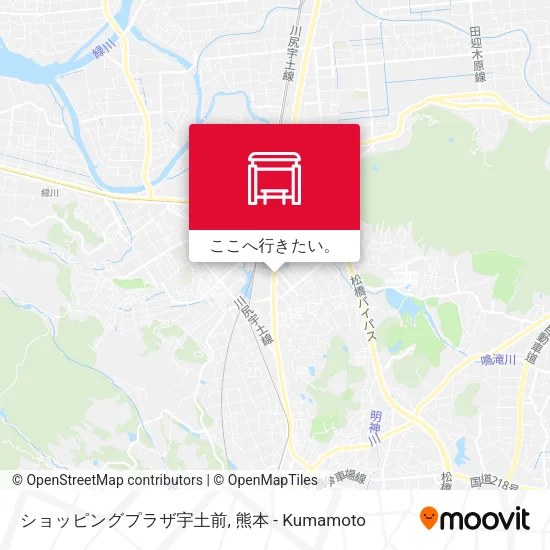 ショッピングプラザ宇土前地図