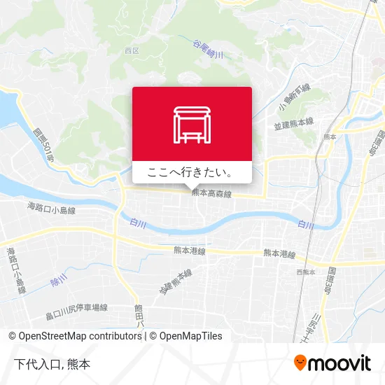 下代入口地図