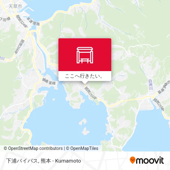 下浦バイパス地図