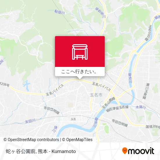 蛇ヶ谷公園前地図