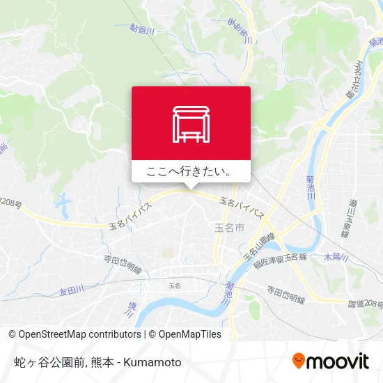 蛇ヶ谷公園前地図