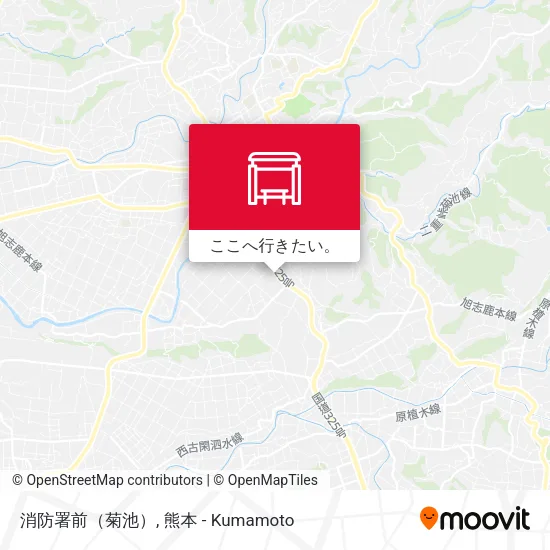 消防署前（菊池）地図