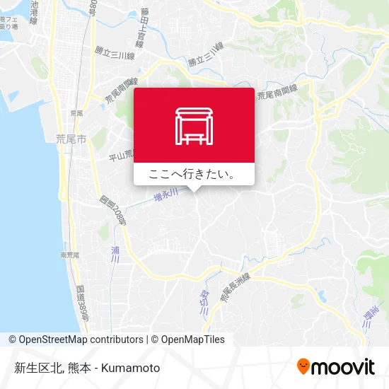 新生区北地図