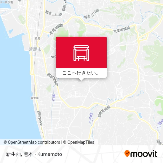 新生西地図