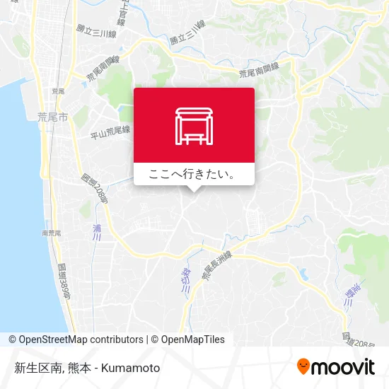 新生区南地図