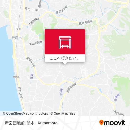 新図団地前地図