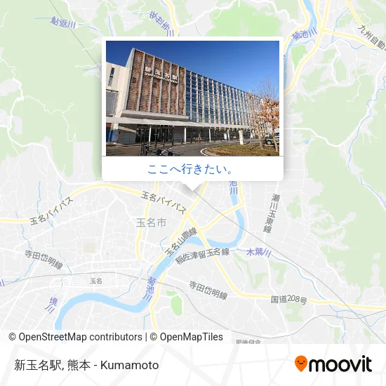 新玉名駅地図