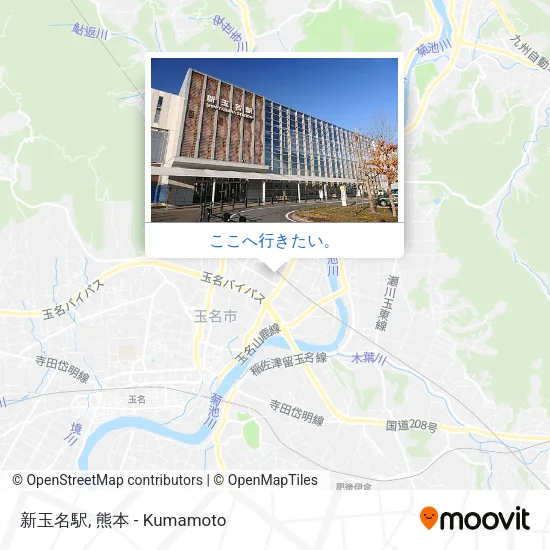 新玉名駅地図