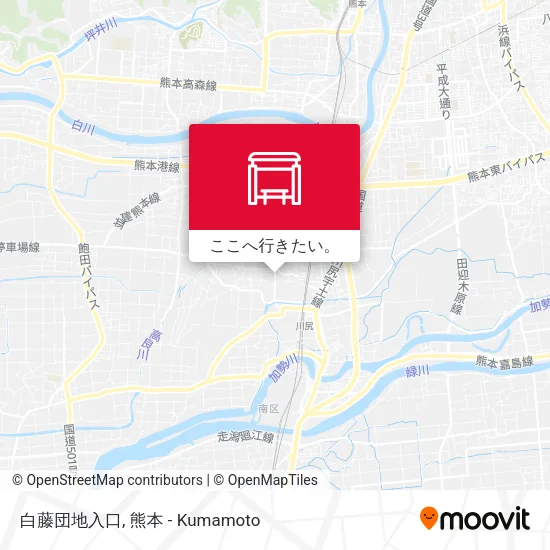 白藤団地入口地図