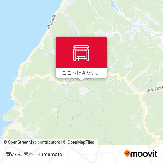 菅の原地図