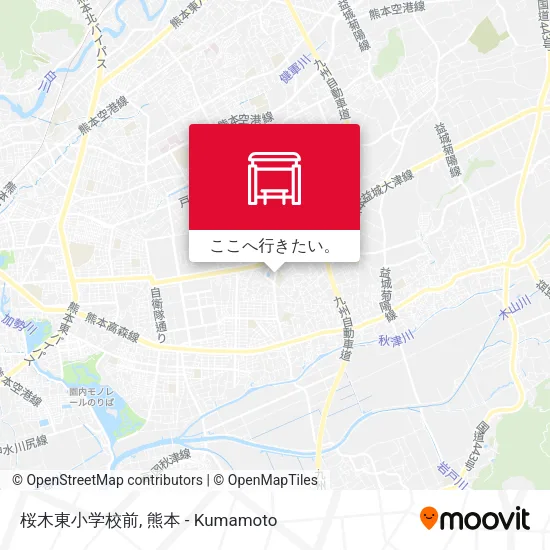 桜木東小学校前地図
