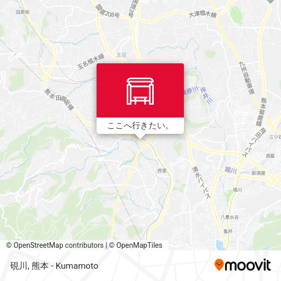 硯川地図