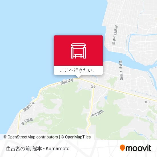 住吉宮の前地図