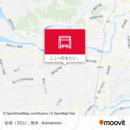 砂原（川口）地図