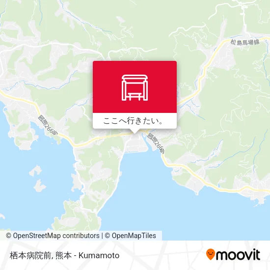 栖本病院前地図