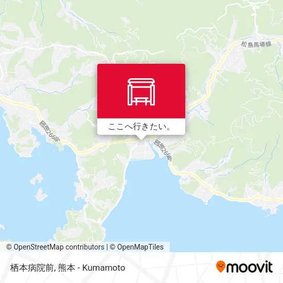栖本病院前地図