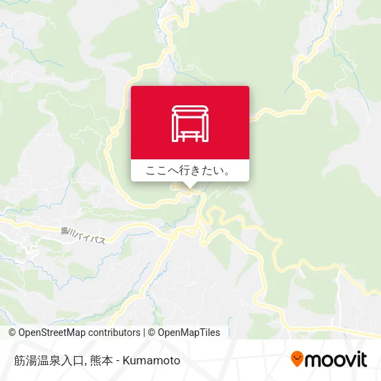 筋湯温泉入口地図