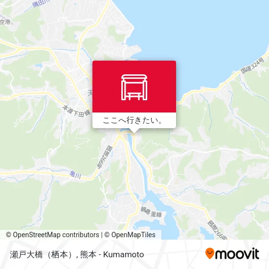 瀬戸大橋（栖本）地図
