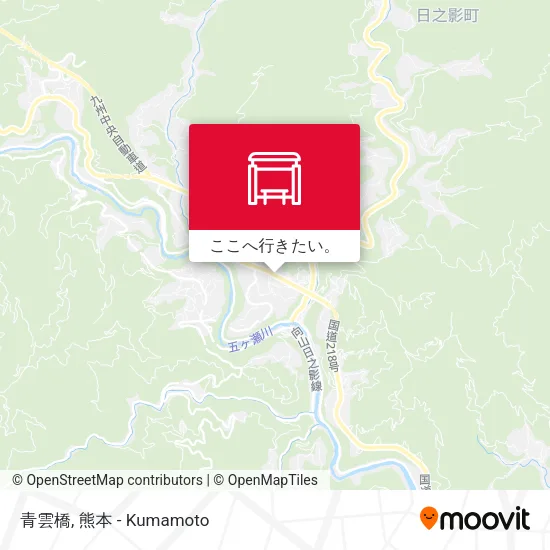 青雲橋地図