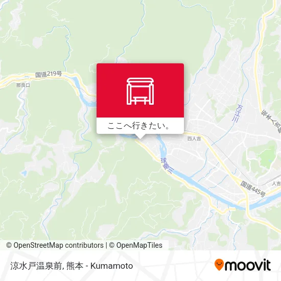 涼水戸温泉前地図