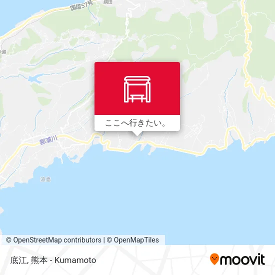 底江地図