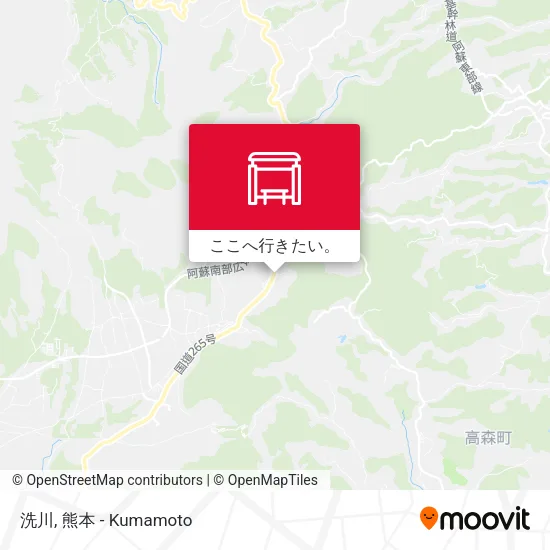 洗川地図