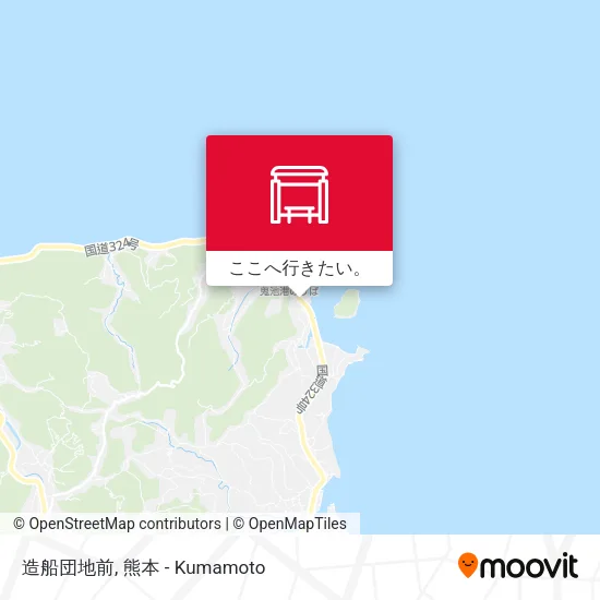 造船団地前地図