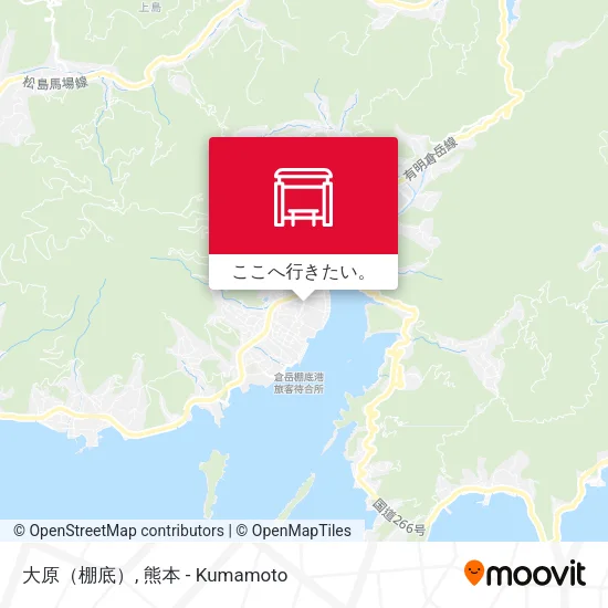 大原（棚底）地図