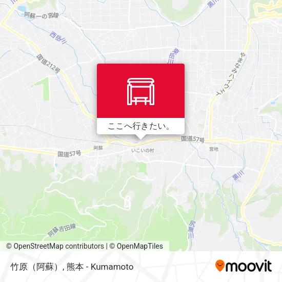 竹原（阿蘇）地図