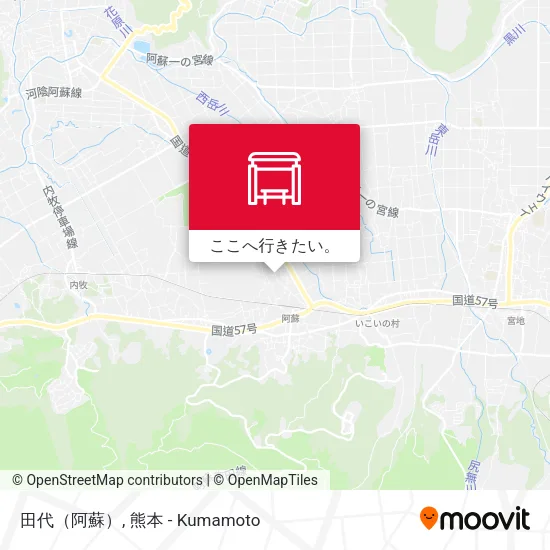田代（阿蘇）地図