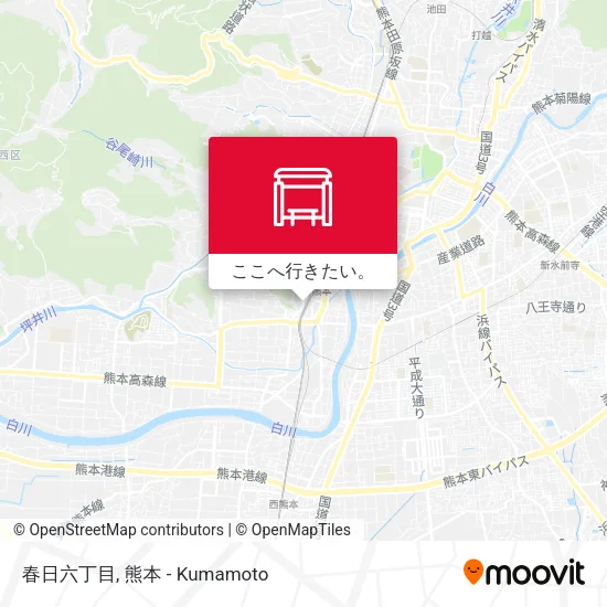 春日六丁目地図