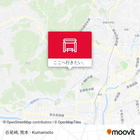 谷尾崎地図