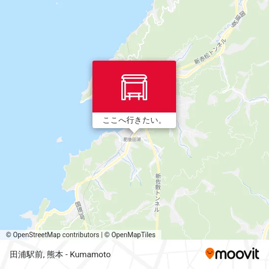 田浦駅前地図