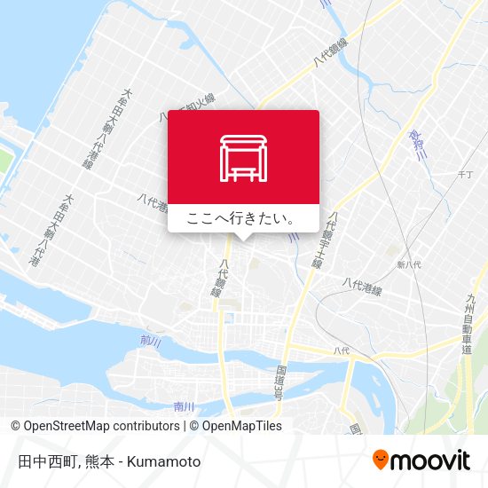 田中西町地図