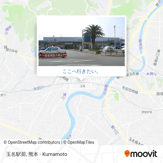 玉名駅前地図