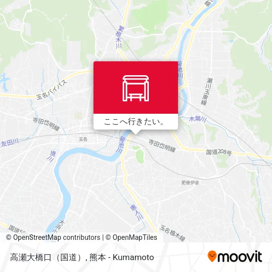 高瀬大橋口（国道）地図