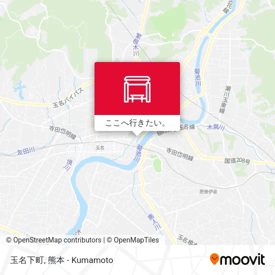 玉名下町地図