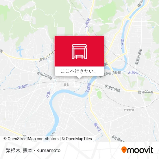 繁根木地図