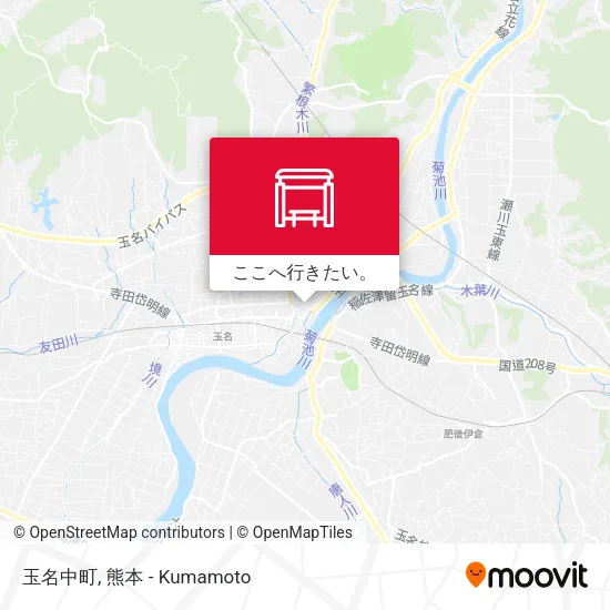 玉名中町地図